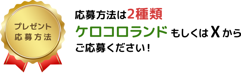 プレゼント応募方法
