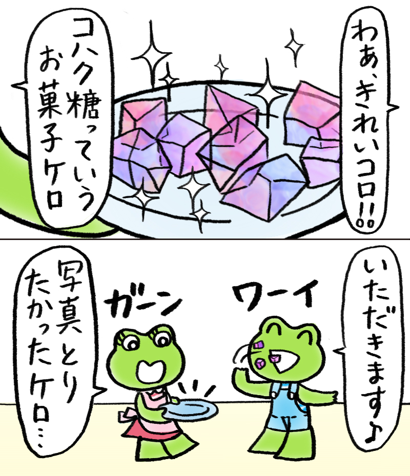 きれいなお菓子♪